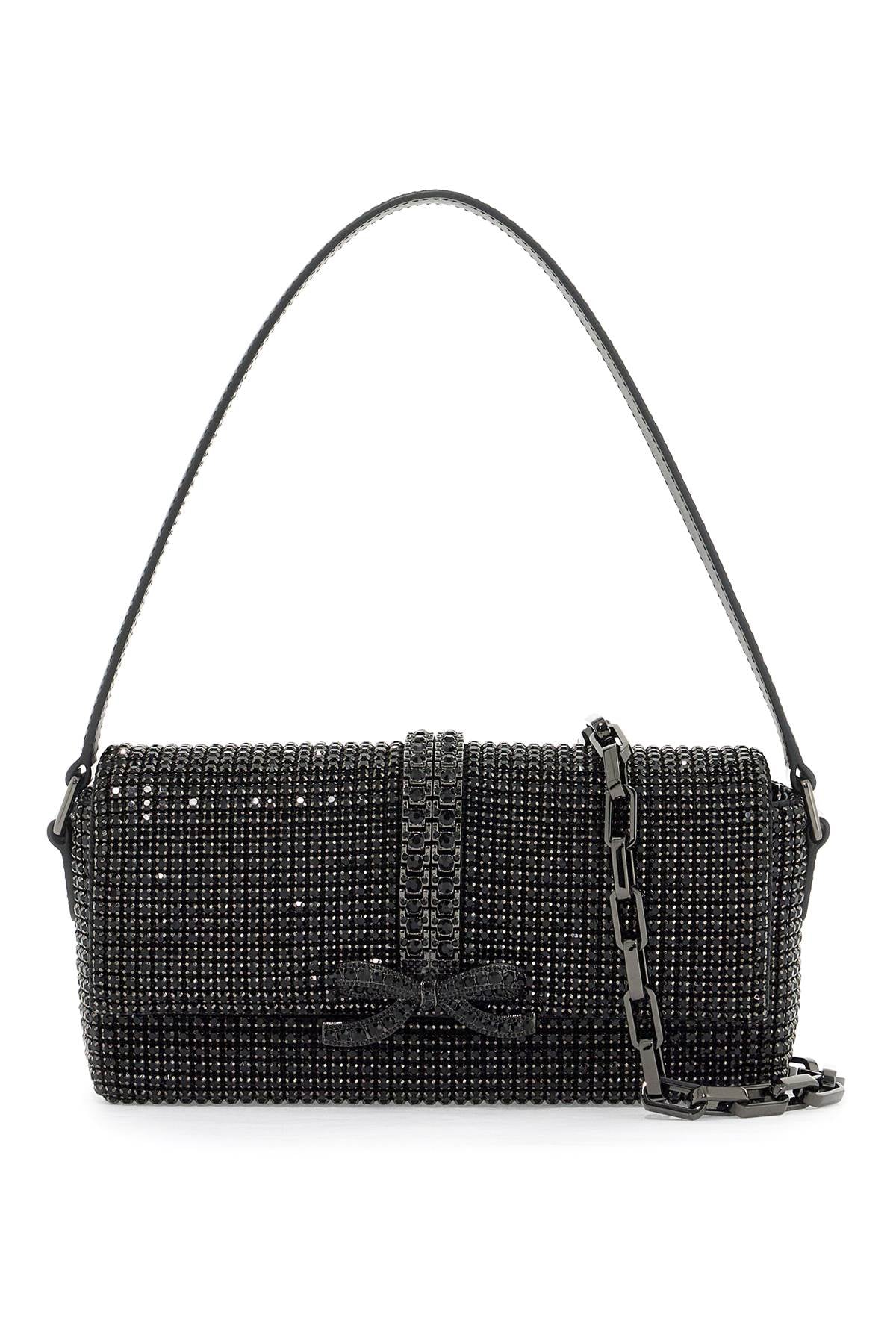 Self-Portrait Baguette Bag With Crystals