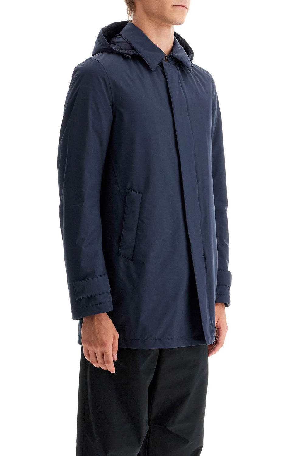 Herno Laminar Padded Midi Jacket In Gore-Tex 2L