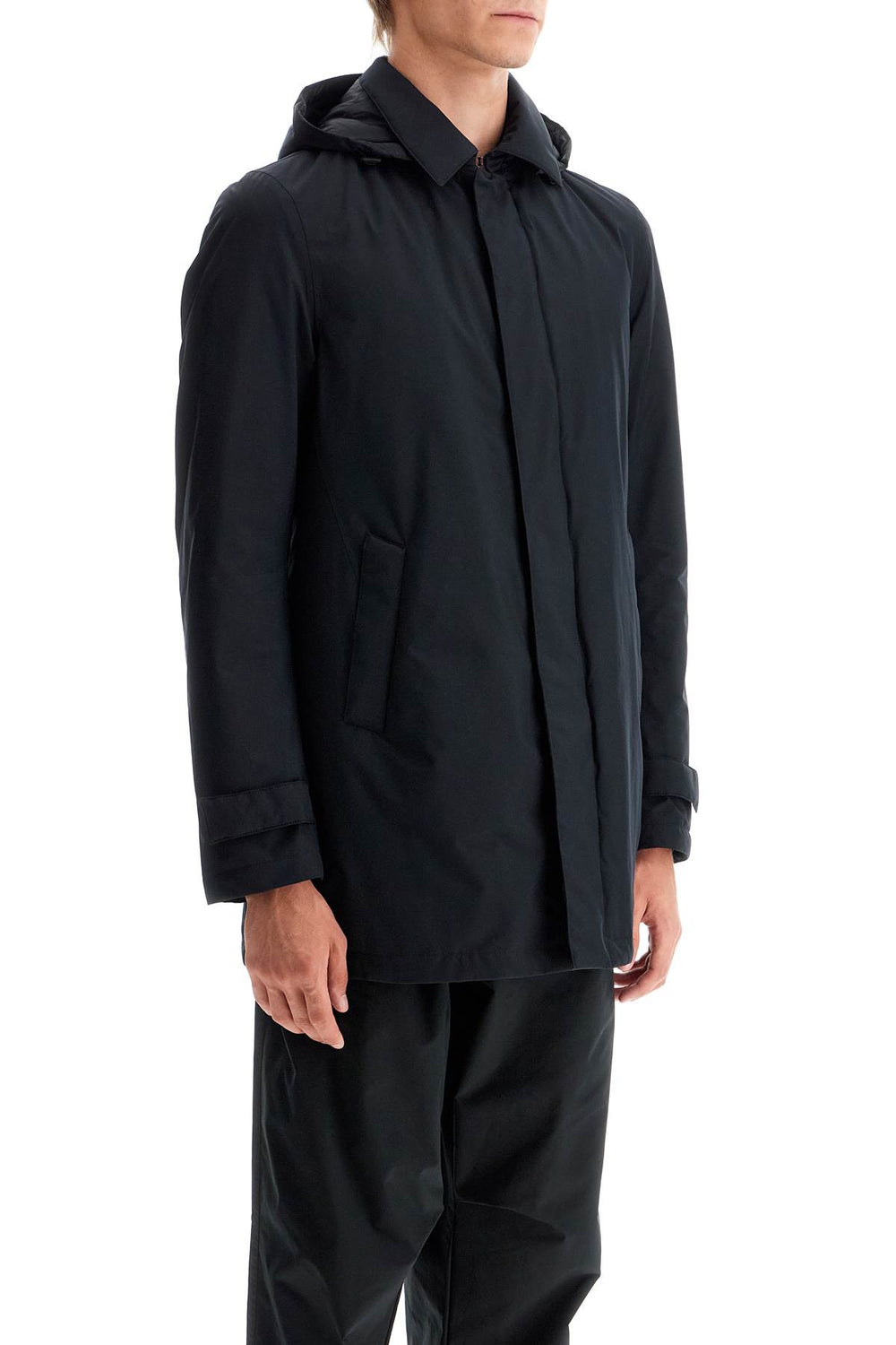 Herno Laminar Padded Midi Jacket In Gore-Tex 2L