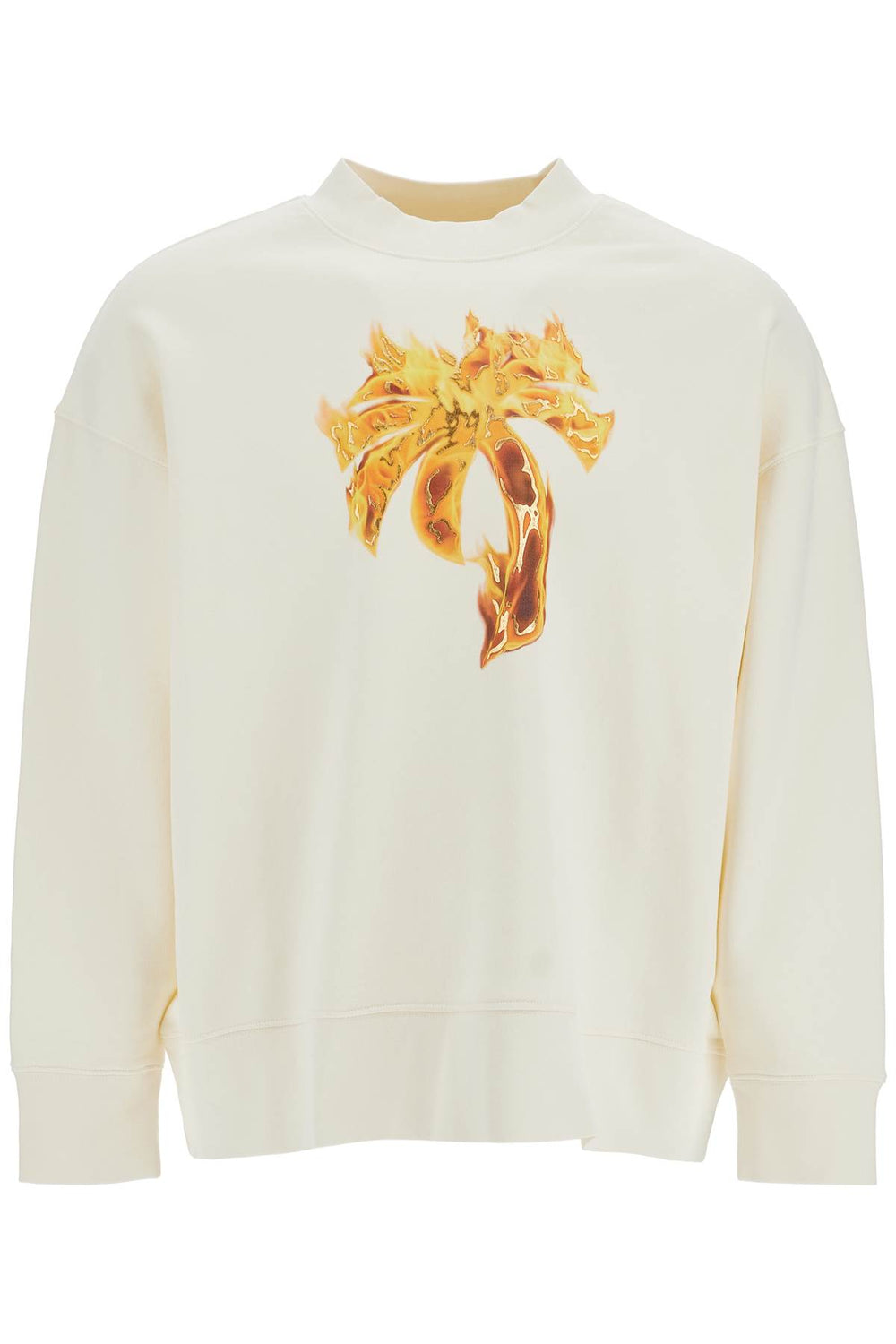 Palm Angels Burning Palm Oversized Sweatshirt