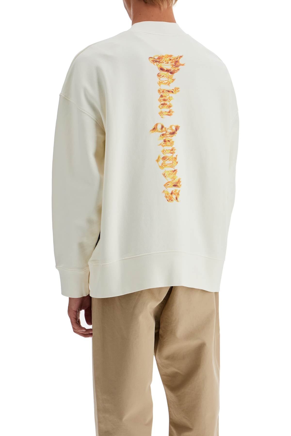 Palm Angels Burning Palm Oversized Sweatshirt