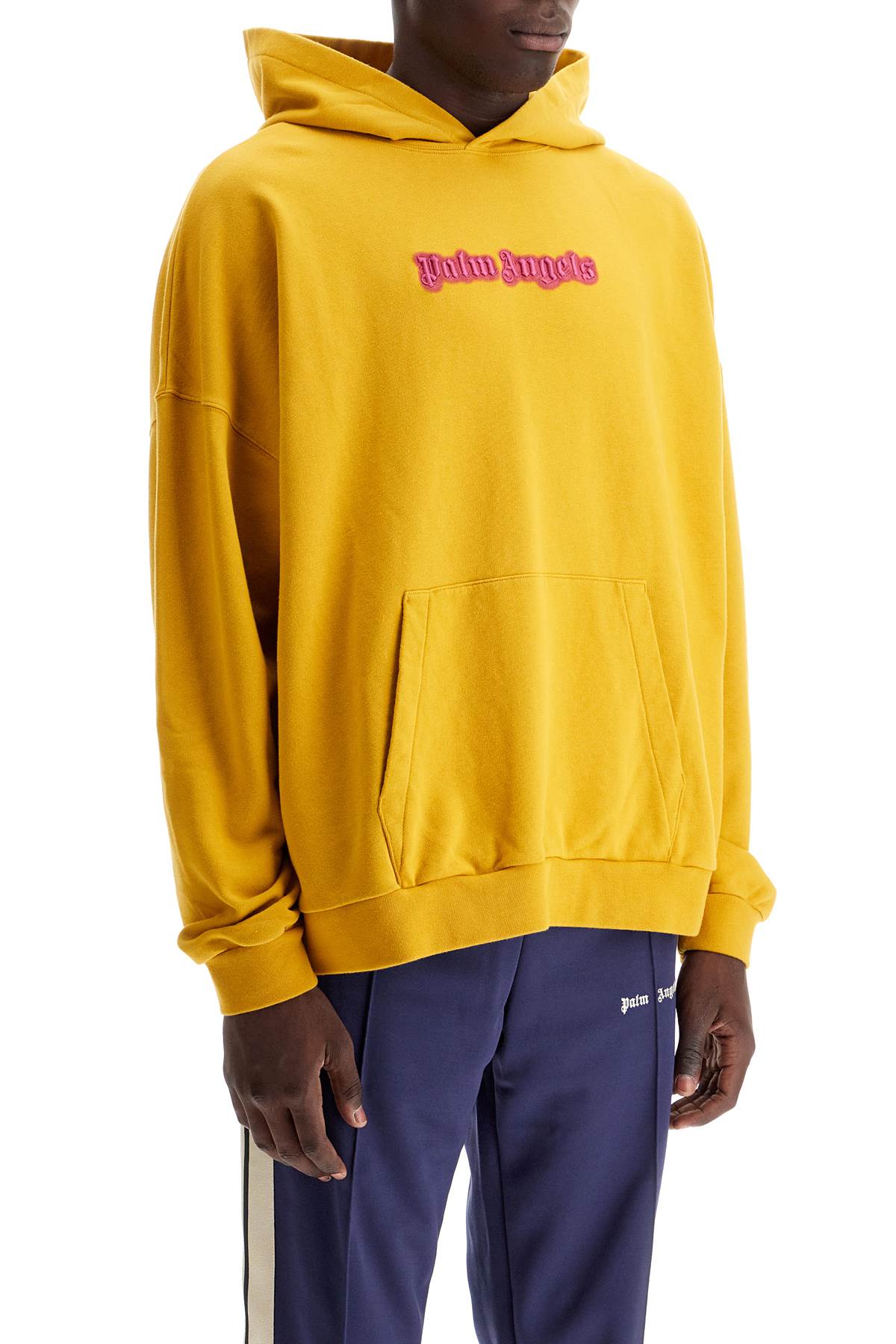 Palm Angels Boxy Logo Hoodie