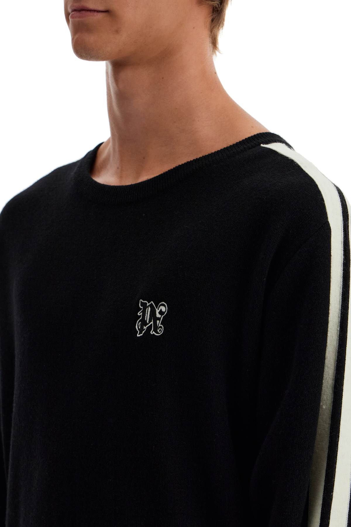 Palm Angels Track Band Pullover Sweater