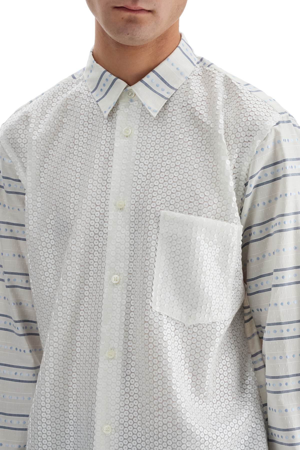 Comme Des Garcons Homme Plus Maxi Jacquard Shirt