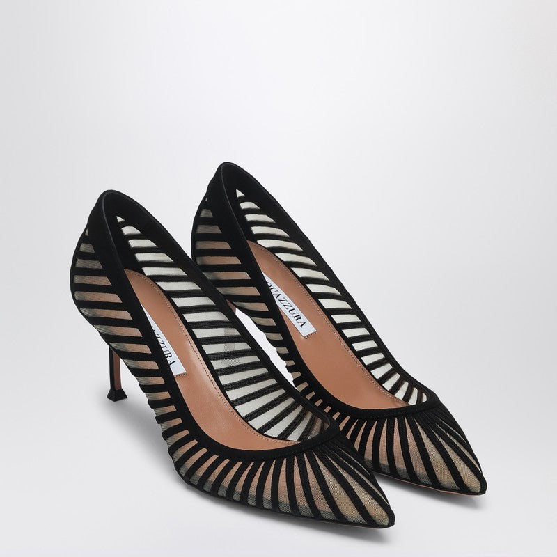 Aquazzura Black Passions Pumps 90