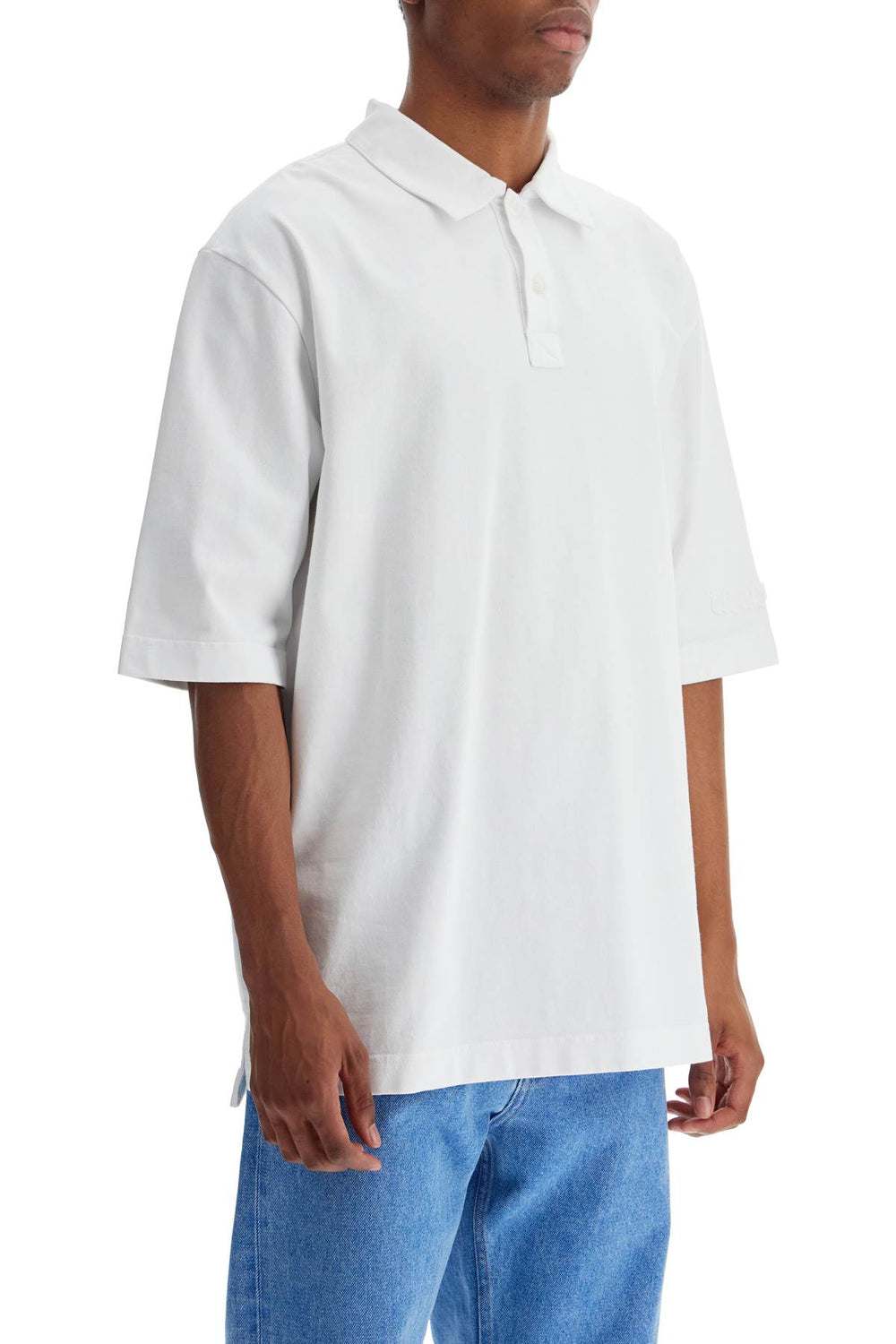 Marni Compact Cotton Jersey Polo Shirt