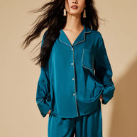 Ulivary Lapel Pajama Set 3 Pcs