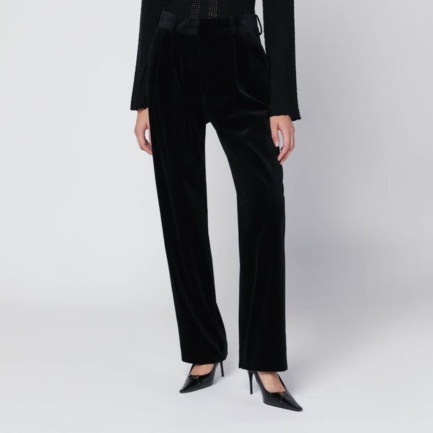 Blazé Milano Jealousy Pants In Black Velvet