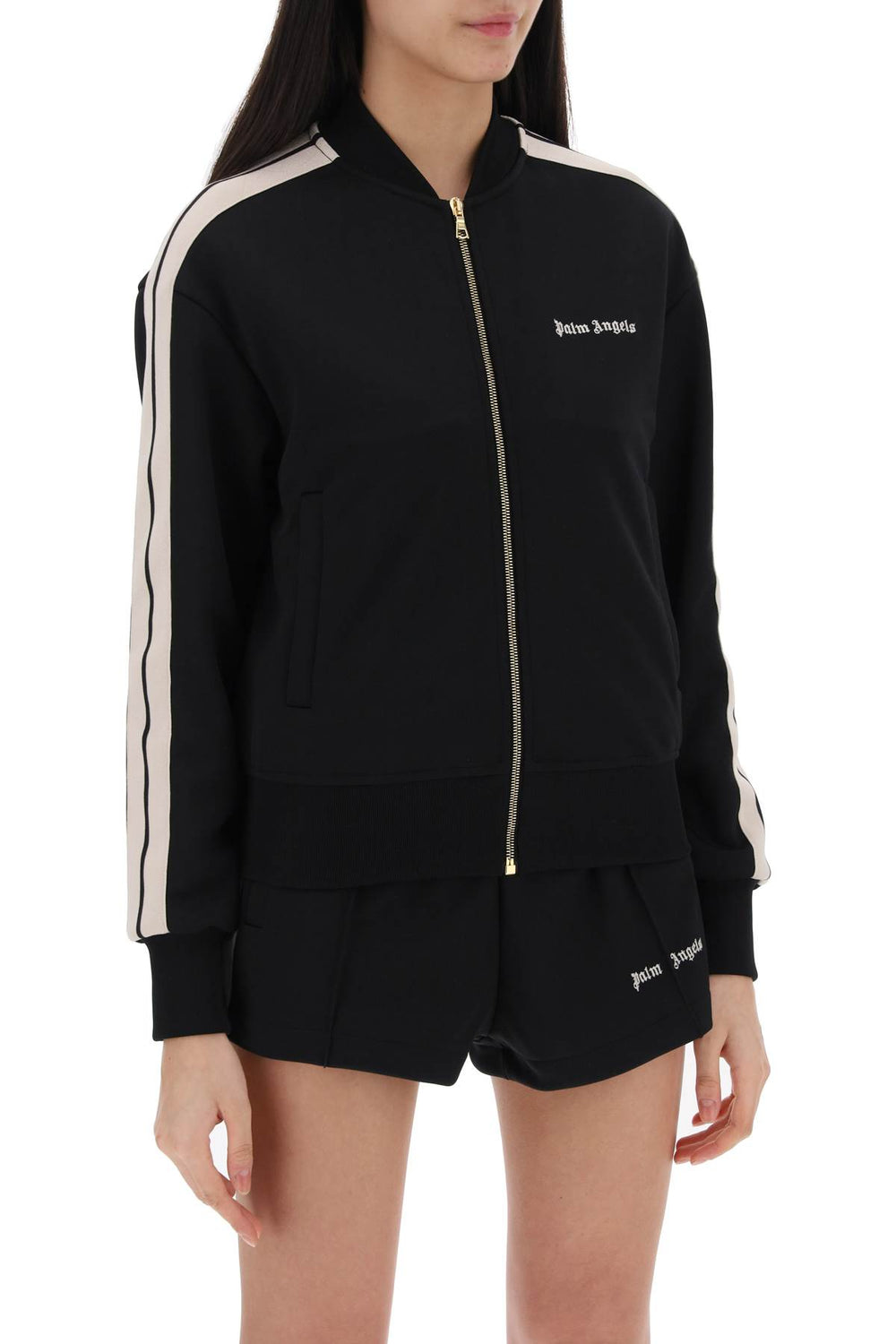 Palm Angels Zip Up Track Sweatshirt