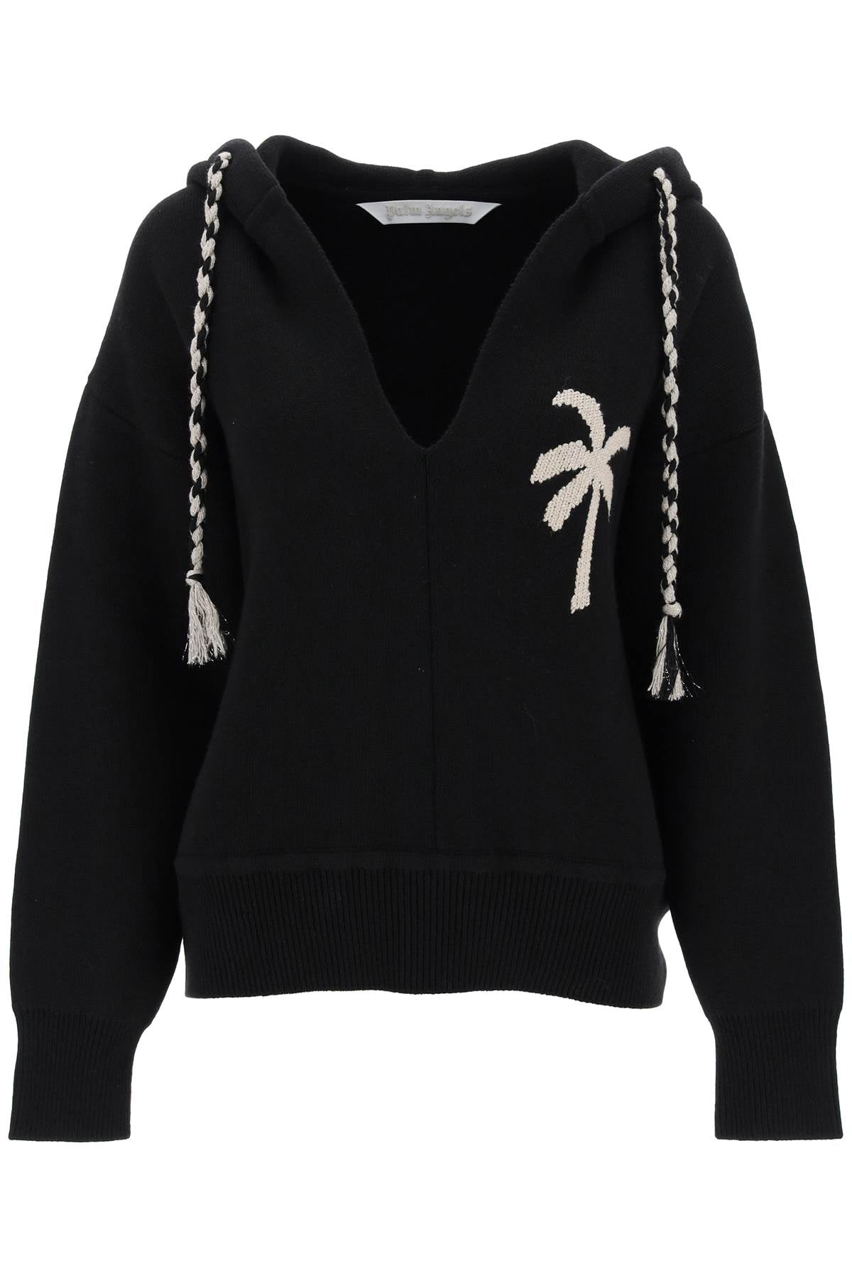 Palm Angels Palm Wool-Cashmere Hoodie