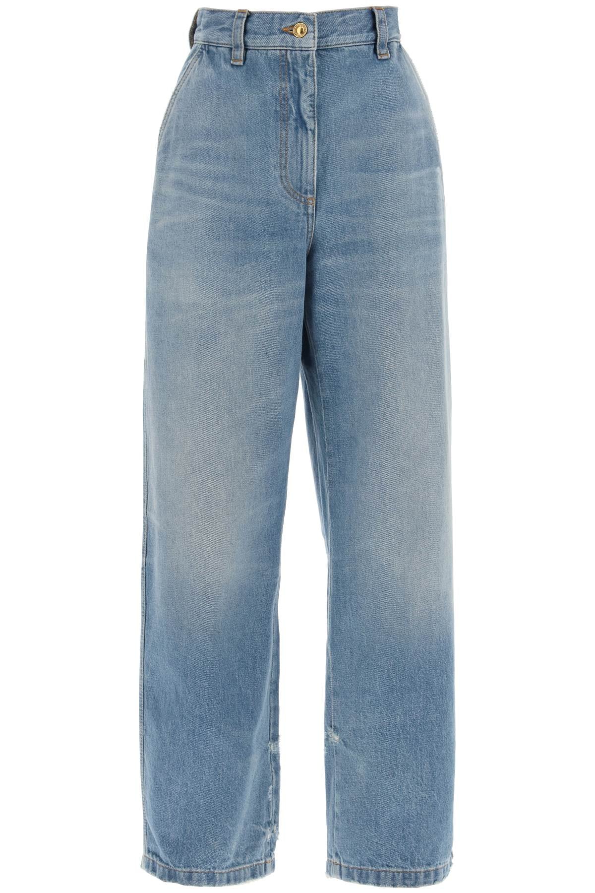 Palm Angels Wide Leg Jeans