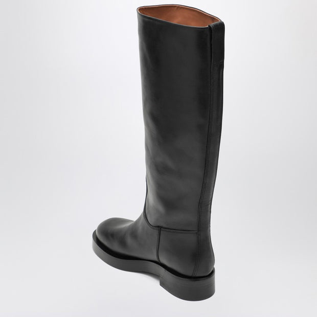 Paris Texas Black Napa Leather Boots