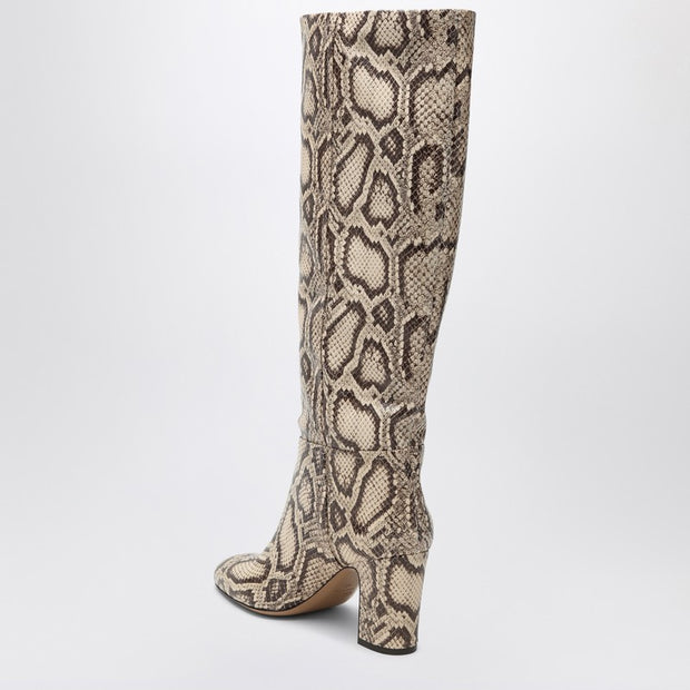 Paris Texas Lavinia Boots In Python-printed Leather