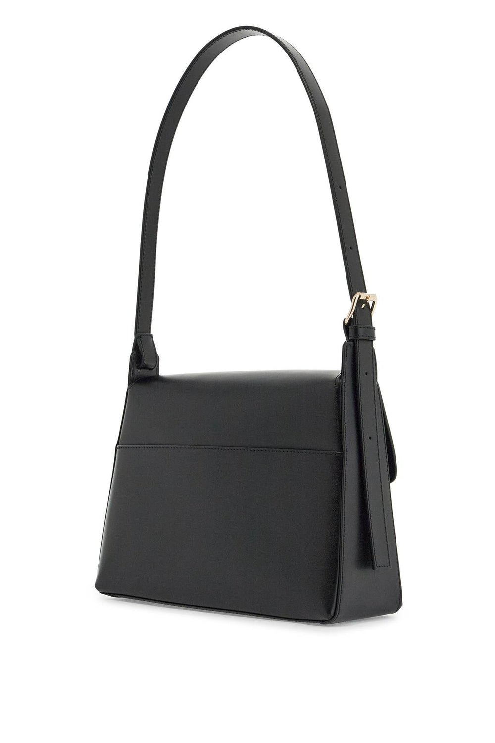 A.P.C. Sac Virginie Black Leather Bag With Shoulder Strap