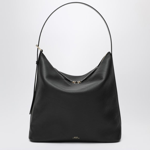 A.P.C. Vera Shoulder Bag In Black Leather
