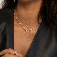 Zoe Lev Diamond Lightning Bolt Necklace