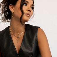 Zoe Lev Diamond Lightning Bolt Necklace