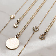 Zoe Lev Diamond Paw Necklace