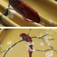 Ulivary Perched Bird Kimono Robe