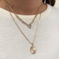 Zoe Lev 14k Gold Open Link Chain Necklace