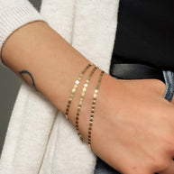 Zoe Lev 14k Gold Mirror Chain Bracelet