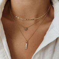 Zoe Lev Diamond Flower Necklace