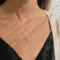 Zoe Lev Diamond Toi Et Moi Necklace