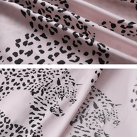 Ulivary Pink Leopard Kimono Robe