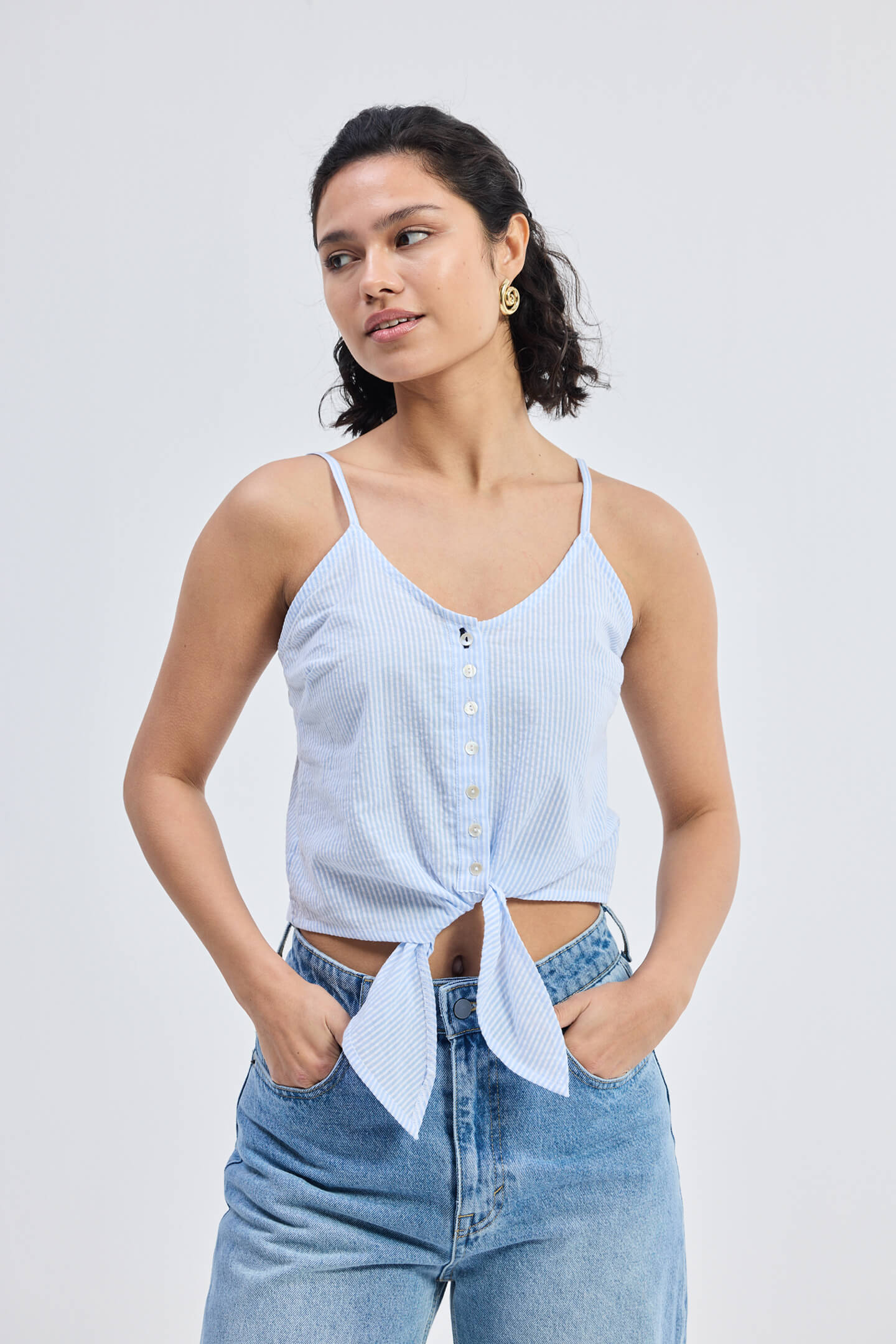 Reistor Pool Day Tan Lines in Classic Stripes