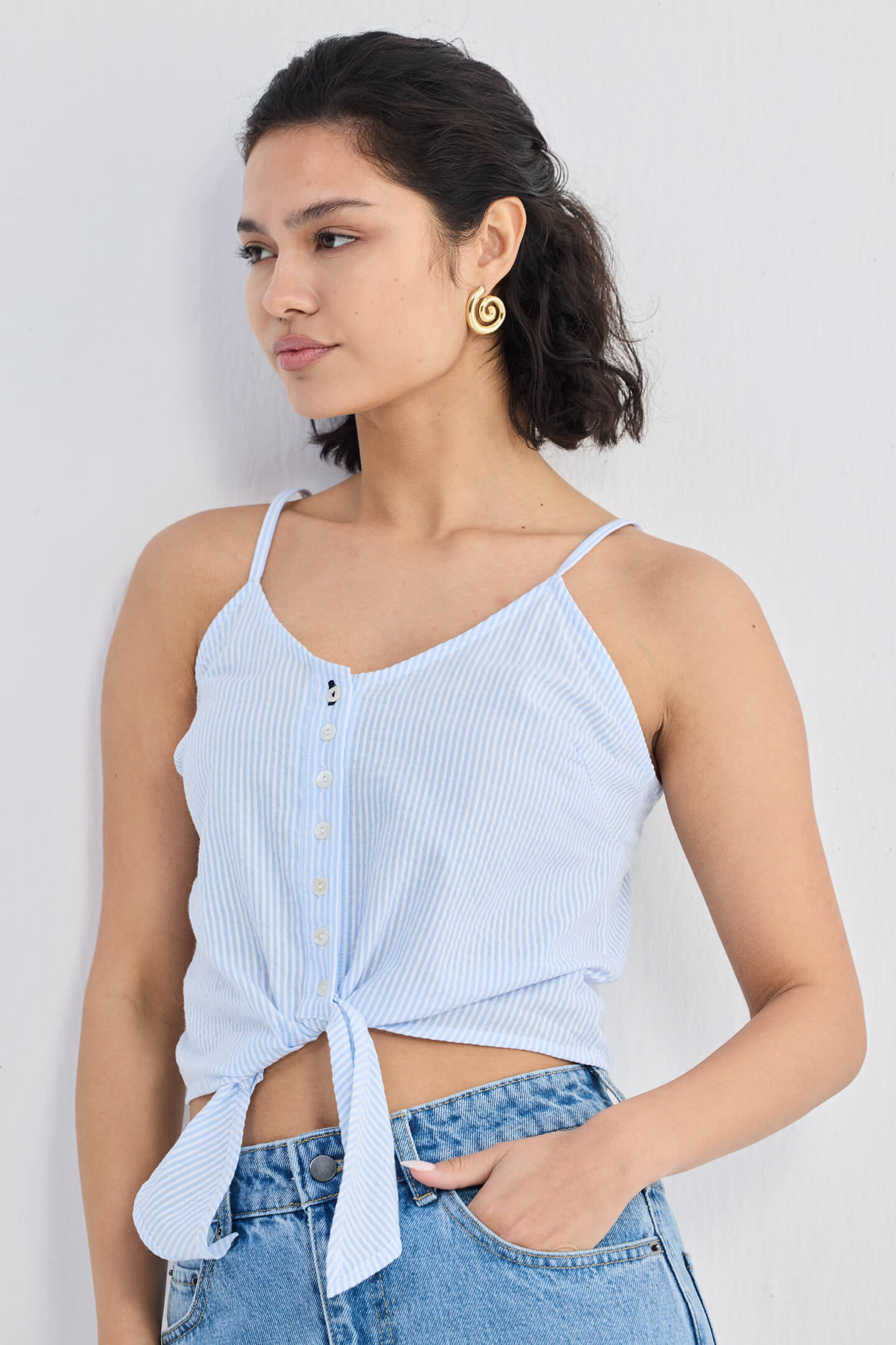 Reistor Pool Day Tan Lines in Classic Stripes