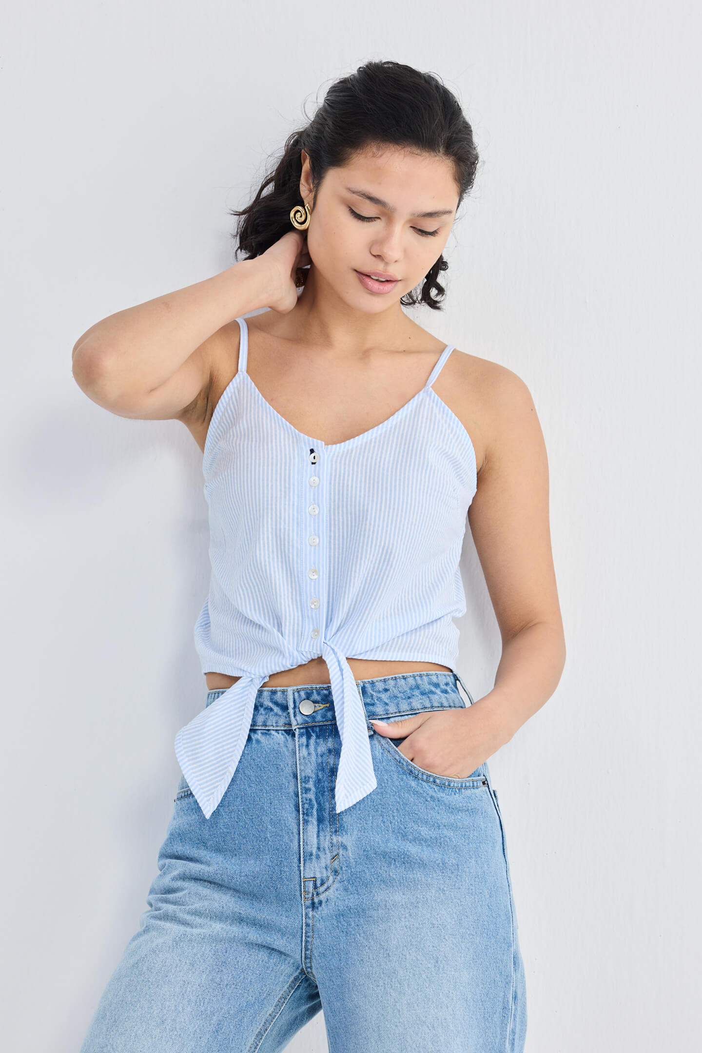 Reistor Pool Day Tan Lines in Classic Stripes