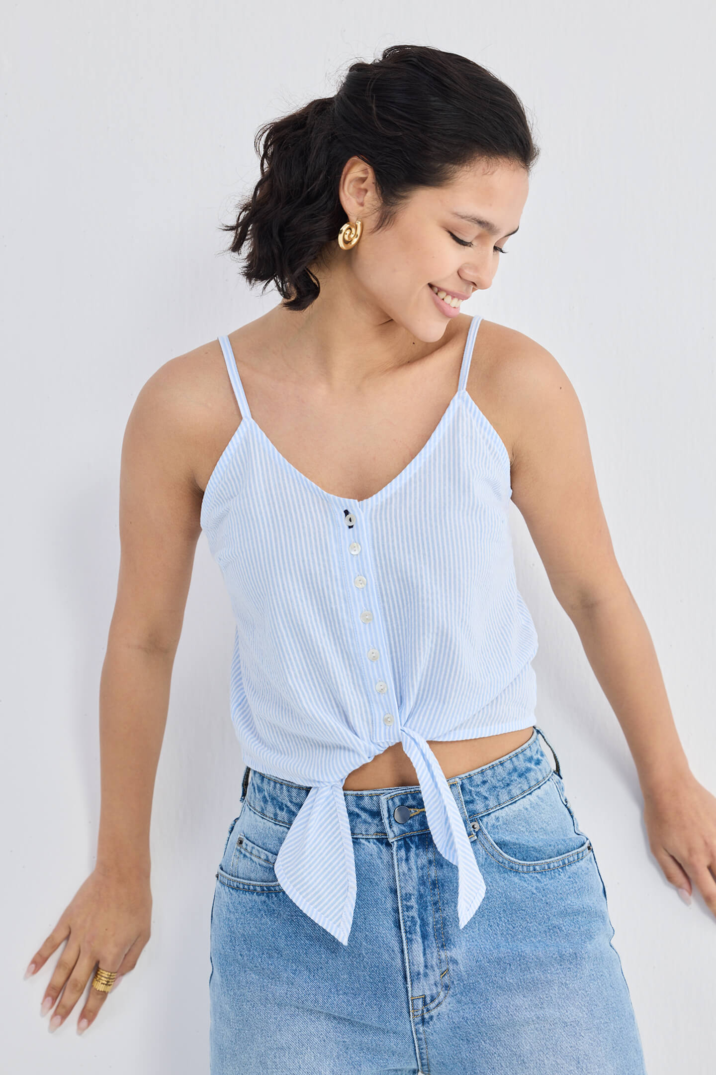 Reistor Pool Day Tan Lines in Classic Stripes