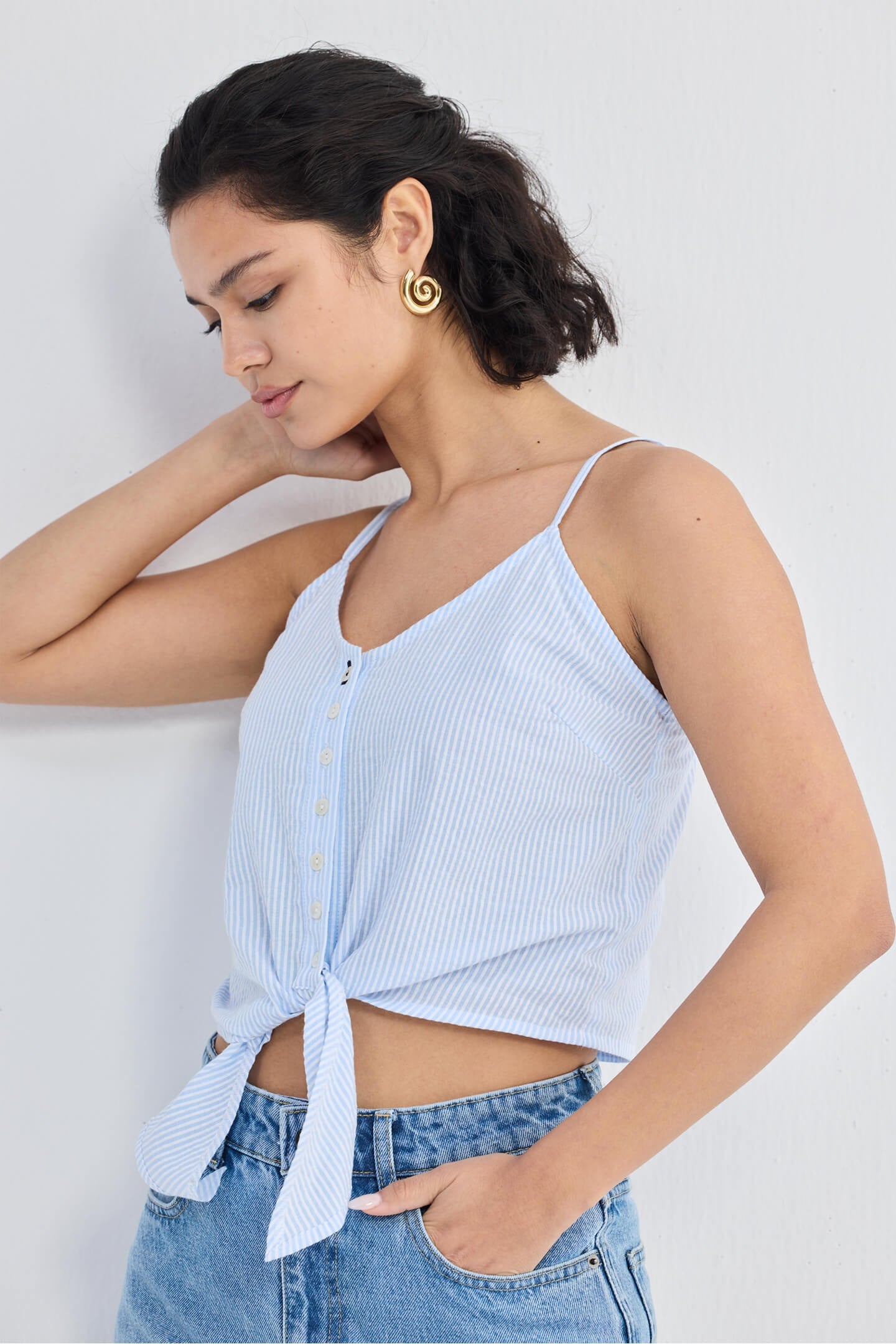 Reistor Pool Day Tan Lines in Classic Stripes