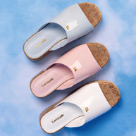 Larroude Charli Mule In Tulip Leather