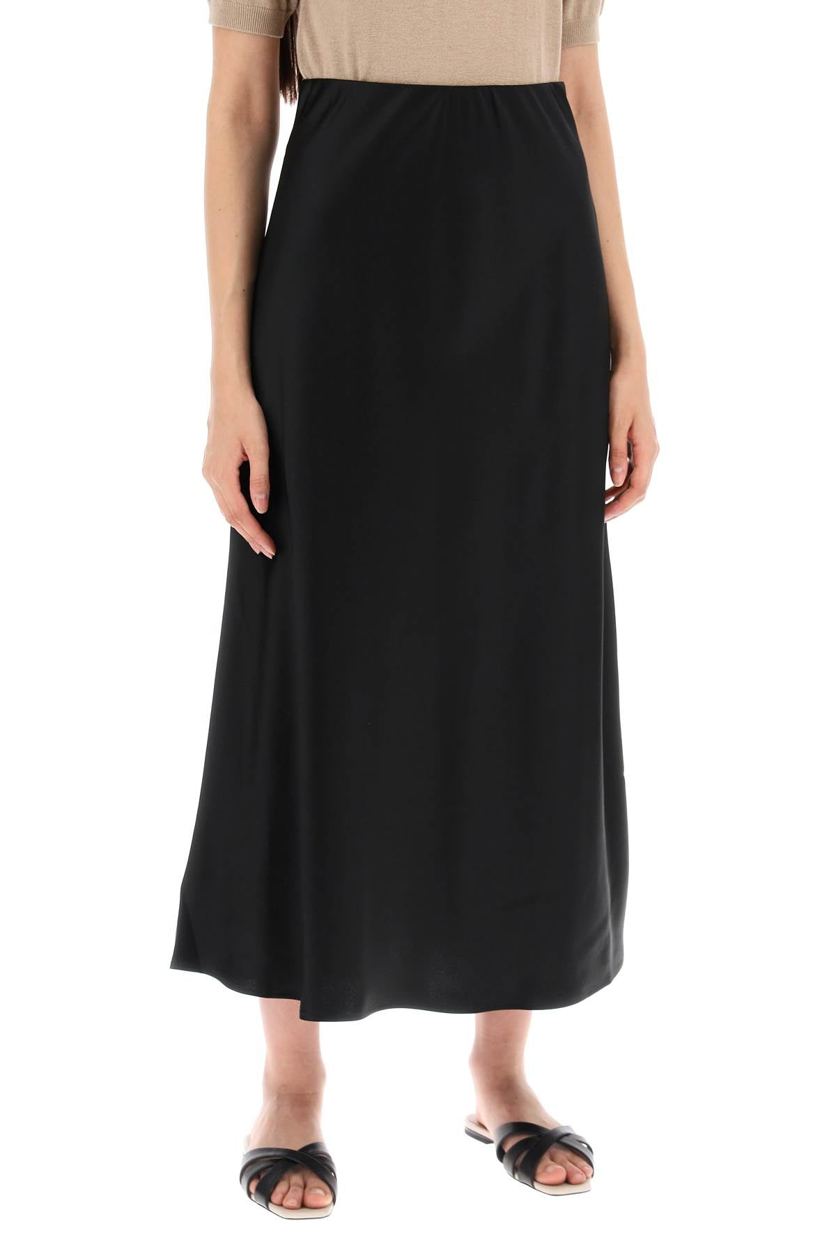 By Malene Birger Boshan Satin Midi Skirt