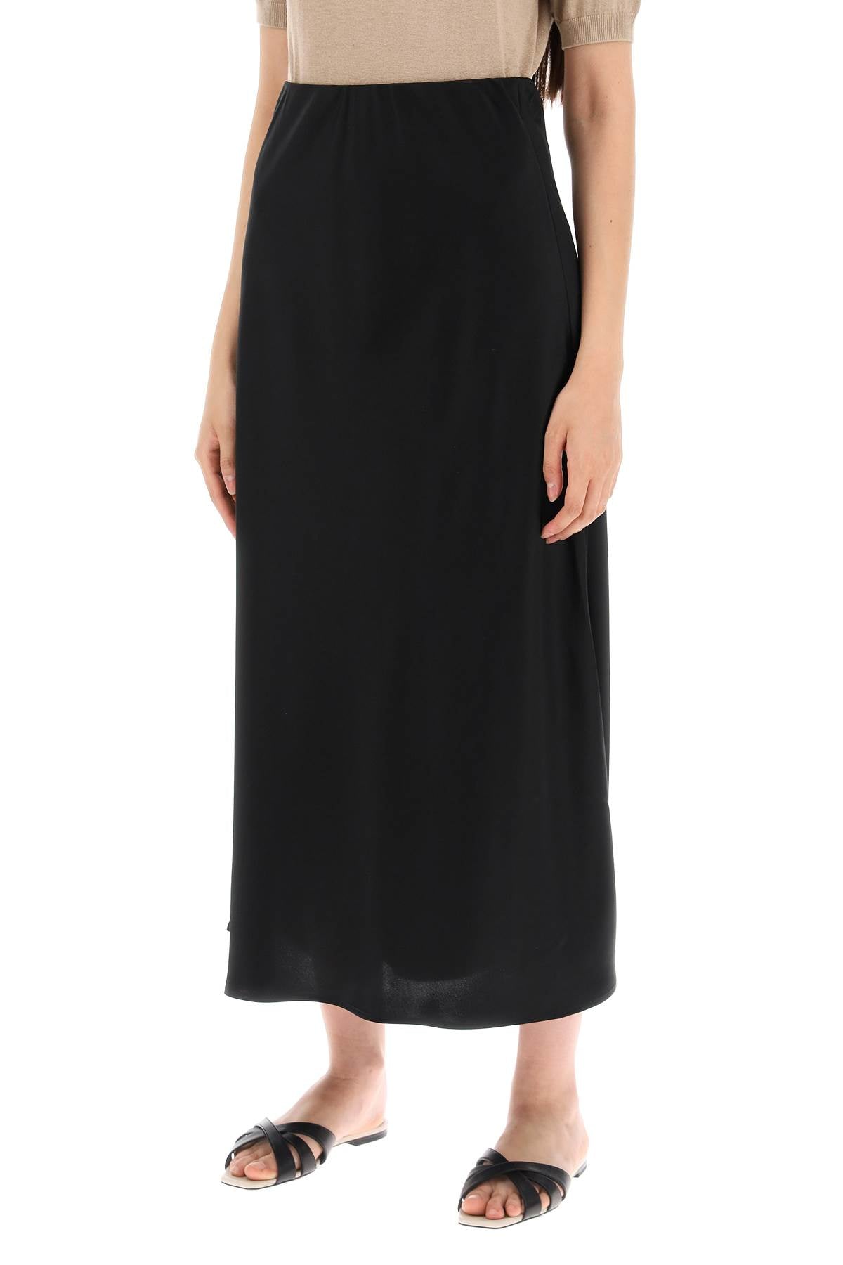 By Malene Birger Boshan Satin Midi Skirt