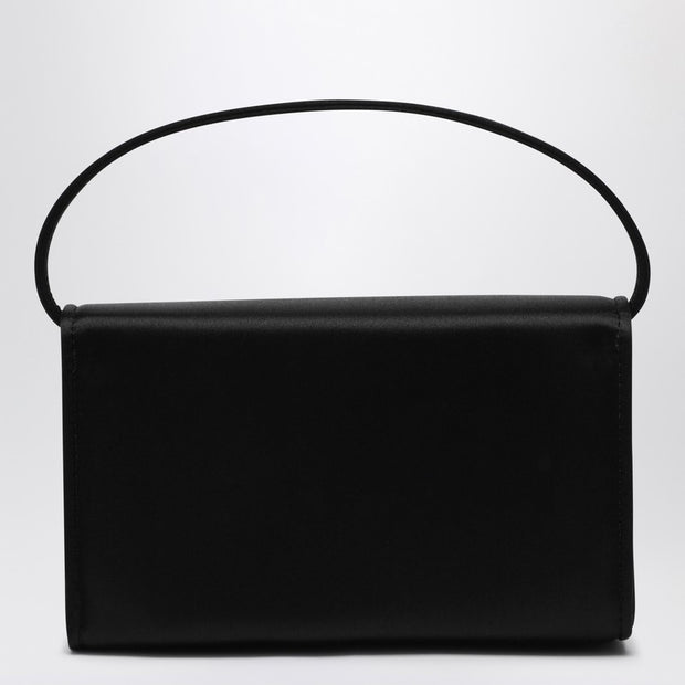 ROGER VIVIER Black Satin Micro Pilgrim Bag