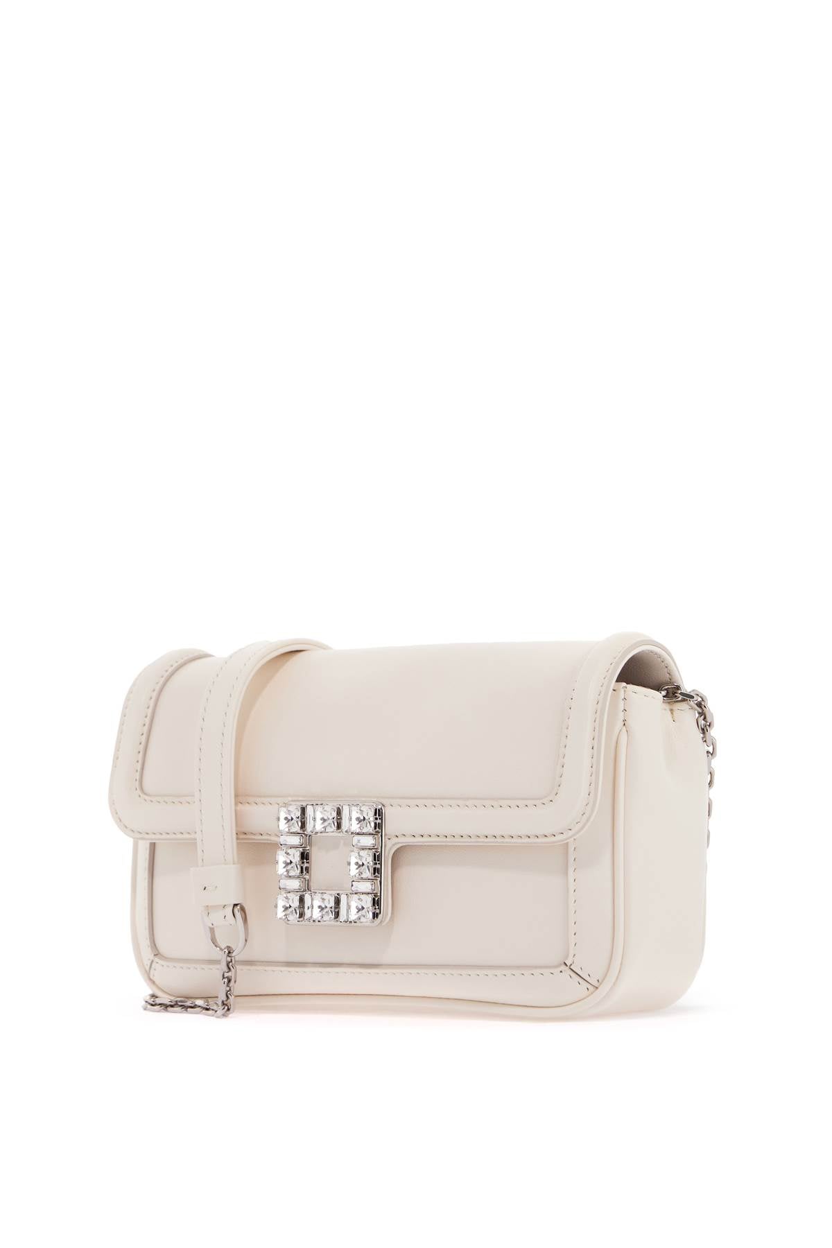 Roger Vivier Leather Viv Jeu De Fille Clutch