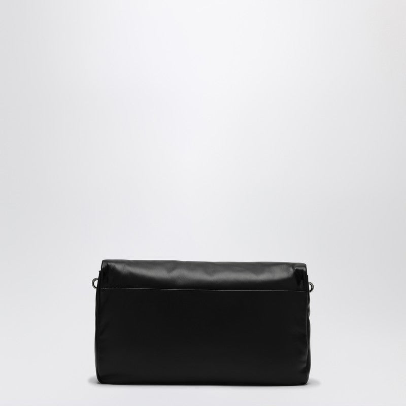 ROGER VIVIER Viv'' Choc Large Black Leather Bag