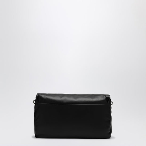 ROGER VIVIER Viv'' Choc Large Black Leather Bag