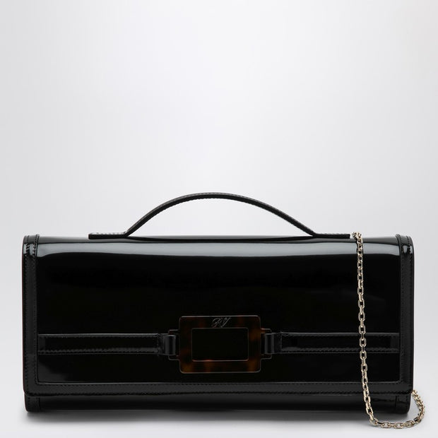 ROGER VIVIER Black Belle Vivier Clutch Bag
