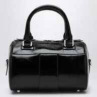 ROGER VIVIER Belle Vivier Mini Bowling Bag In Black Patent Leather