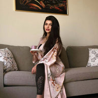 Ulivary Folding Fan Kimono Robe