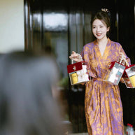 Oriental Jacquard Kimono Robe