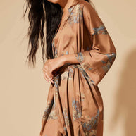 Ulivary Short Kimono Robe Landscape