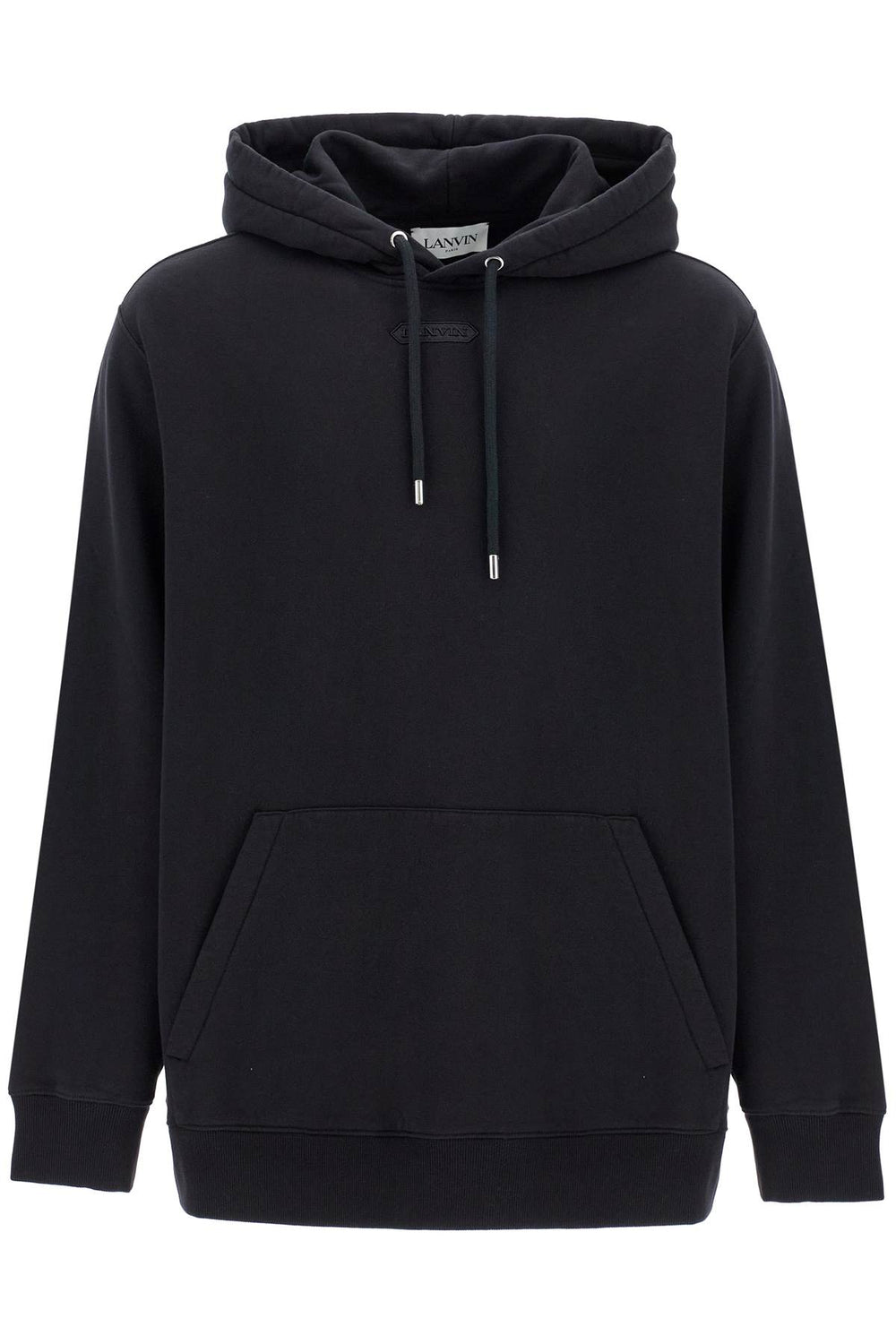 Lanvin Embroidered Logo Oversized Hoodie