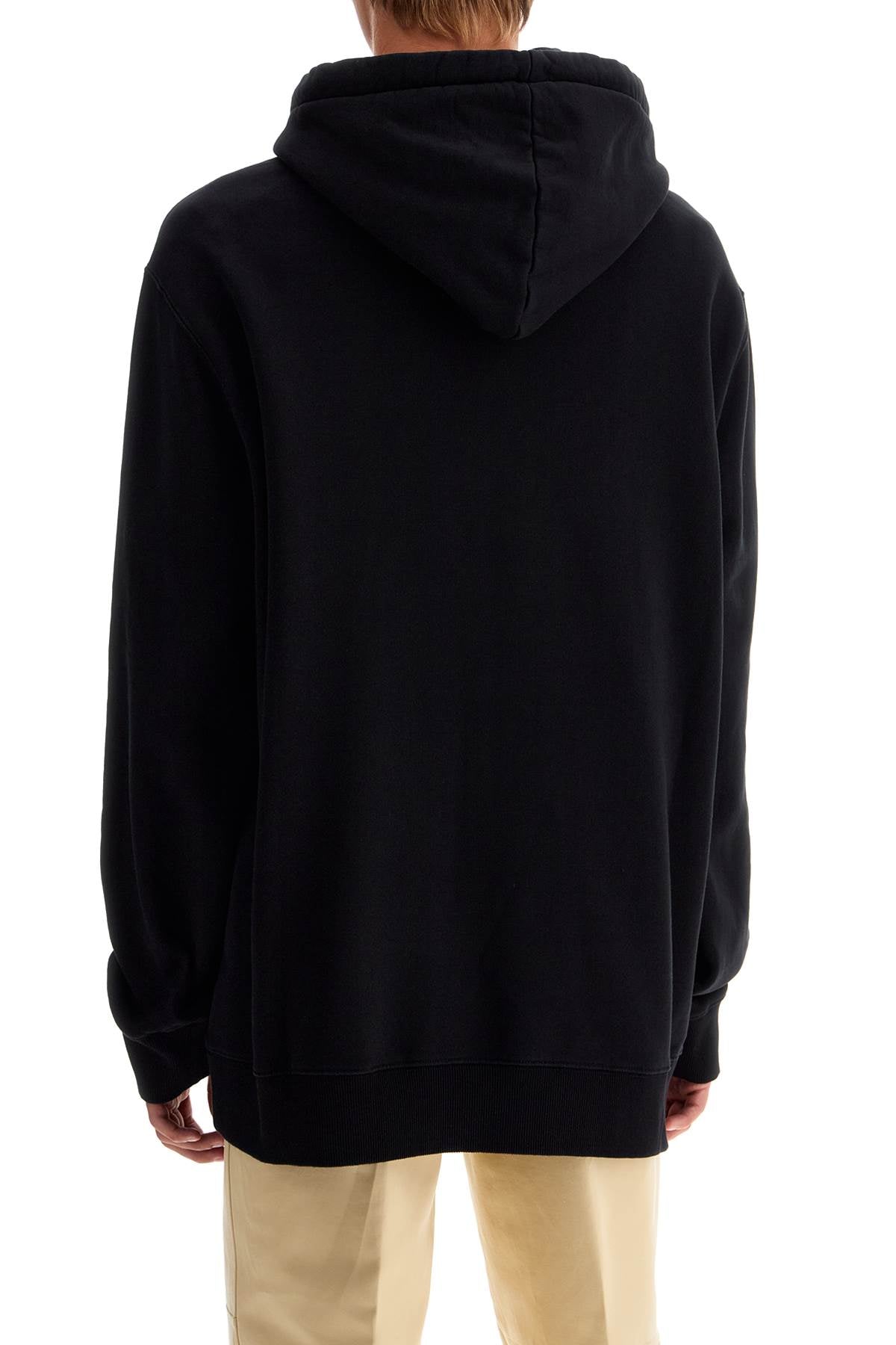 Lanvin Embroidered Logo Oversized Hoodie