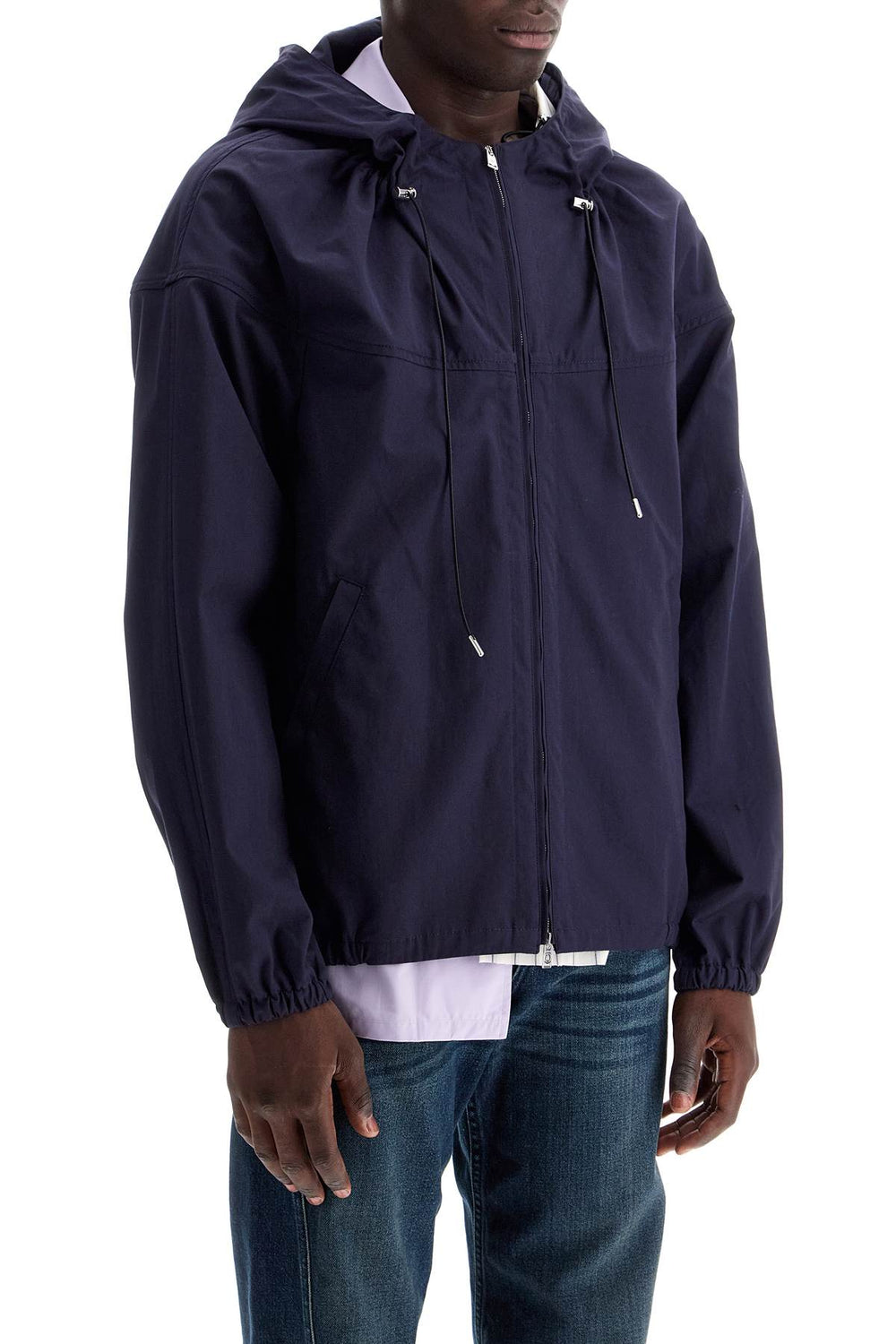 Lanvin Cotton Hooded Blouson Jacket