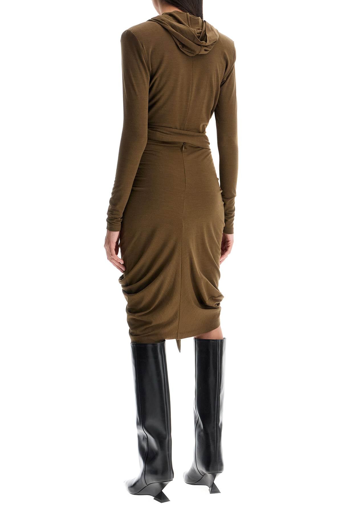 Isabel Marant Alixa Wool Blend Midi Dress