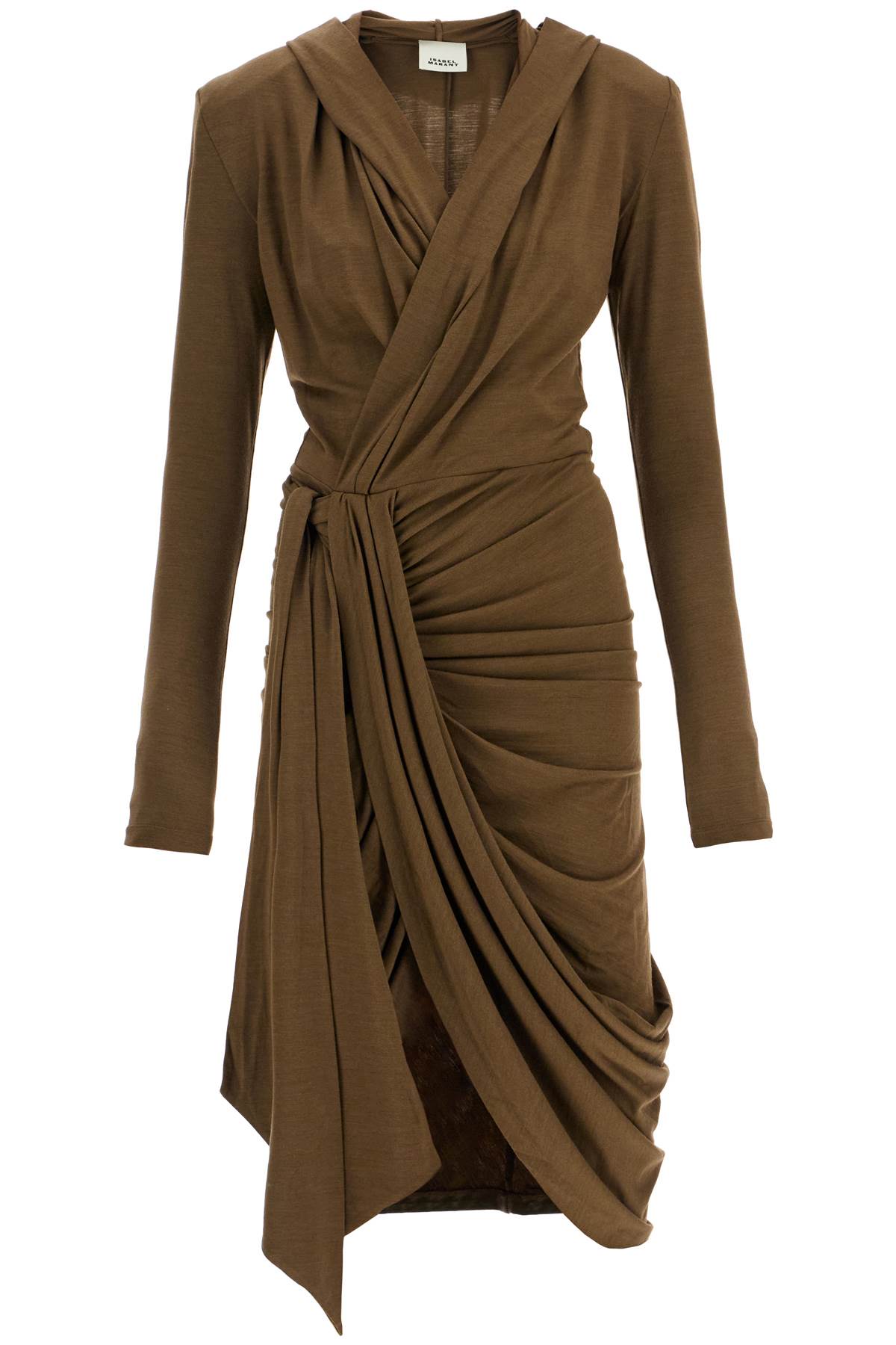 Isabel Marant Alixa Wool Blend Midi Dress